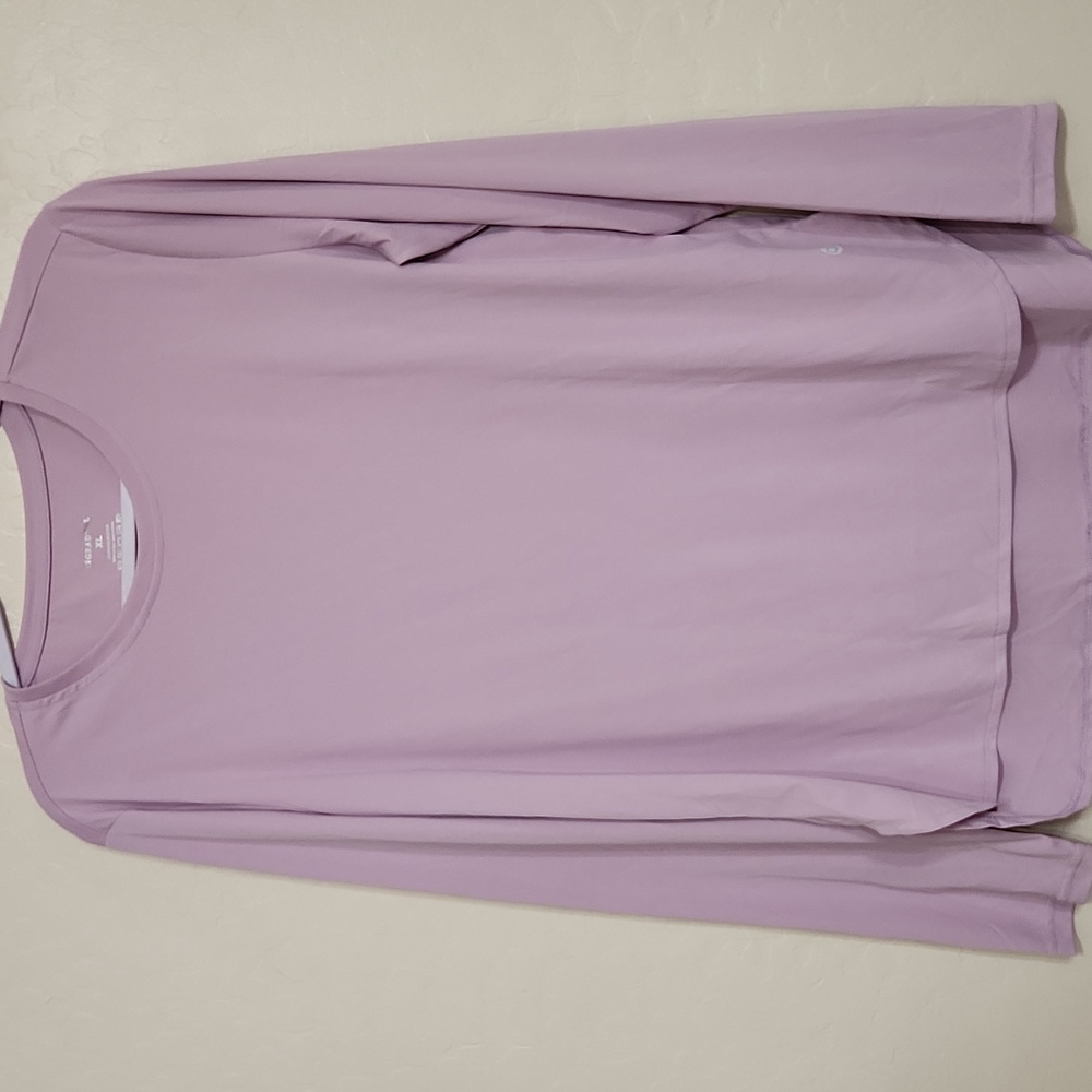 Gradual Light Purple Long Sleeve Women's Top